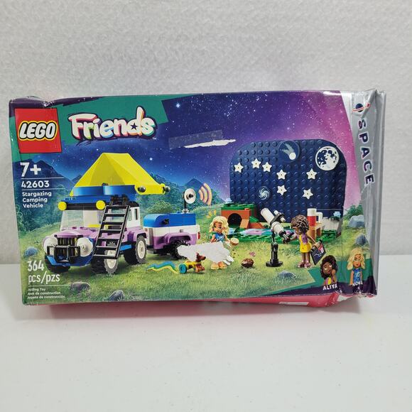 Lego Other - Lego Friends Space Stargazing Never Opened Box is Crushed in Spots 9724-1Clo1